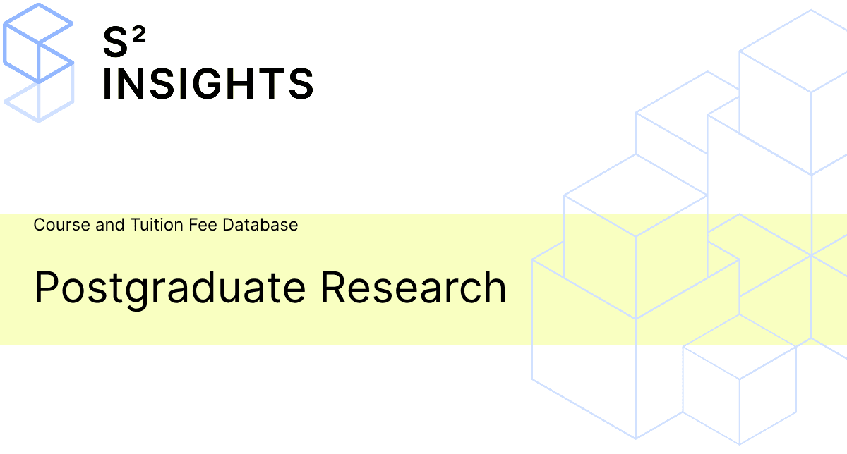 Blog Image - Announcing our Course and Tuition Fee Database: Postgraduate Research Edition